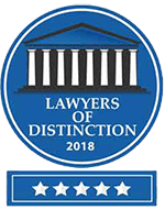 Lawyers of Distinction | 2018 | 5 Stars